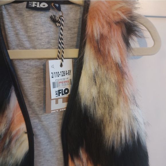 5T Toddler Fur Vest - Picture 4 of 13